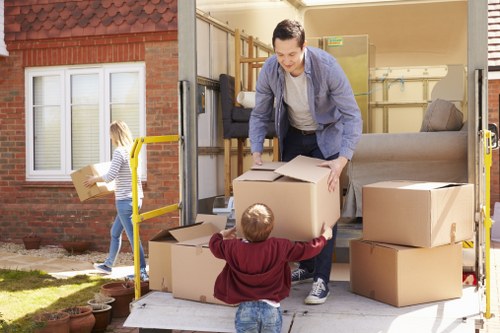 Local removals team helping with a move in Cricklewood