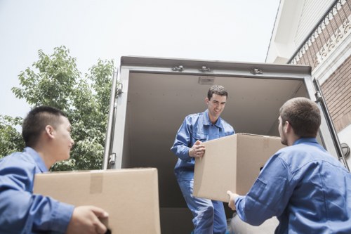 Moving items from a flat in Cricklewood with stairs and narrow access