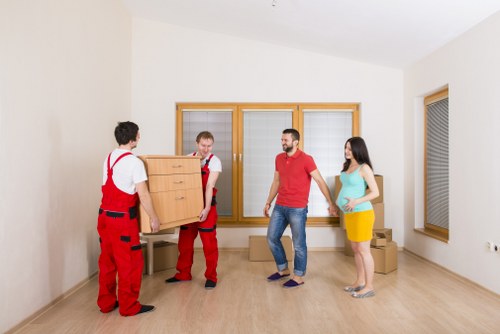 Local Cricklewood office movers managing access and loading