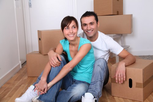 Example moving job from a Cricklewood flat with furniture and boxes