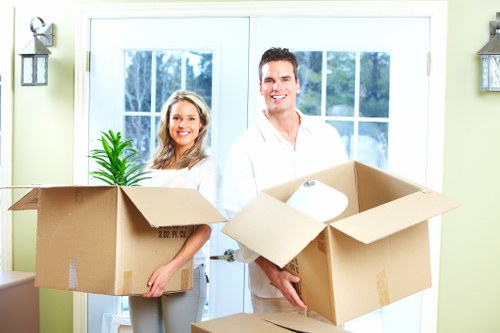 Careful handling of furniture during a home move in Cricklewood